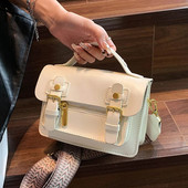 Ležerne luksuzne dizajnerske svestrane male torbe preko ramena Nove ljetne kožne višebojne torbe jednostavnog stila na rame za ženske torbice