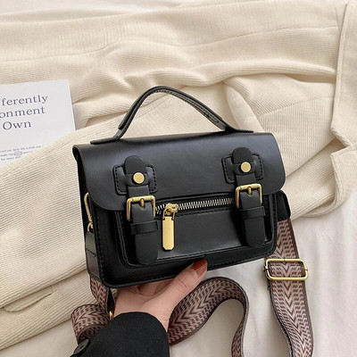 Ležerne luksuzne dizajnerske svestrane male torbe preko ramena Nove ljetne kožne višebojne torbe jednostavnog stila na rame za ženske torbice