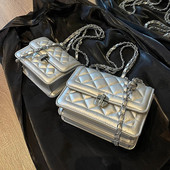 Prabangios grandinės dizainerio universalūs kryžminiai krepšiai, klasikiniai mados vasaros nauji krepšiai, 2023 m., skirti moterims, odinė paprasto stiliaus piniginė