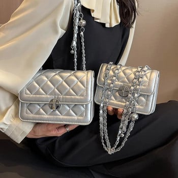 Chain Luxury Designer πολυχρηστικές τσάντες χιαστί Κλασική μόδα Καλοκαιρινή νέα τσάντα ώμου 2023 για γυναίκες Δερμάτινο τσαντάκι σε απλό στυλ