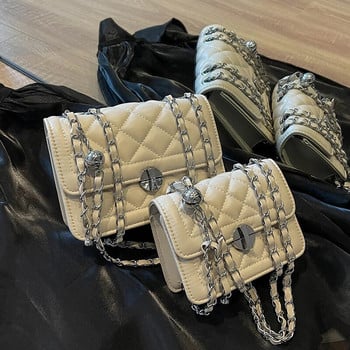 Chain Luxury Designer πολυχρηστικές τσάντες χιαστί Κλασική μόδα Καλοκαιρινή νέα τσάντα ώμου 2023 για γυναίκες Δερμάτινο τσαντάκι σε απλό στυλ