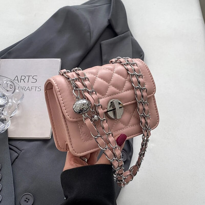 Prabangios grandinės dizainerio universalūs kryžminiai krepšiai, klasikiniai mados vasaros nauji krepšiai, 2023 m., skirti moterims, odinė paprasto stiliaus piniginė