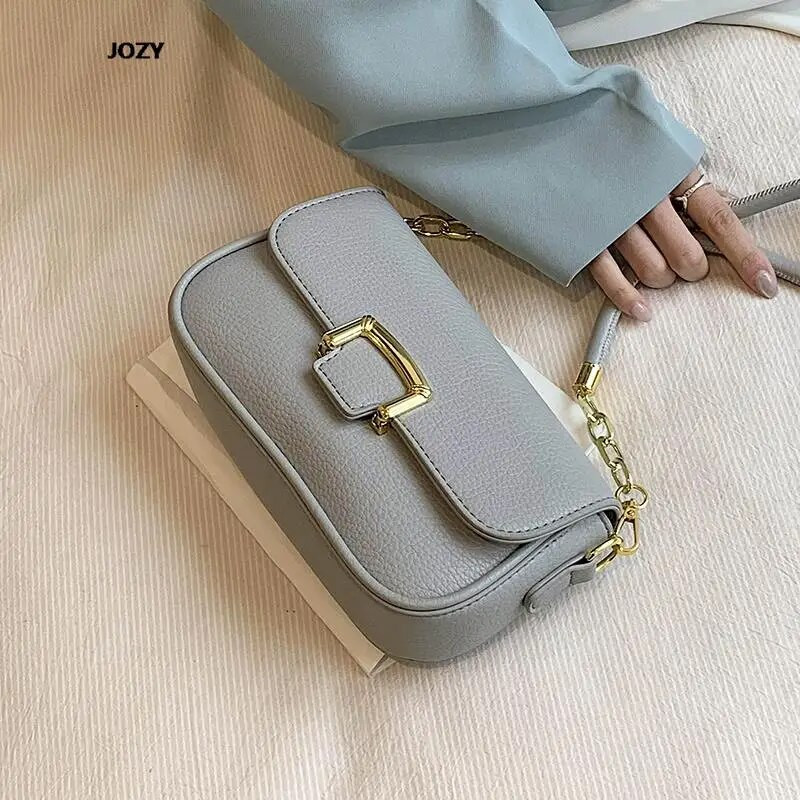 Klasikinis paprasto stiliaus PU odinis pečių krepšys moterims Prabangaus dizaino madingos universalios rankinės Naujos 2023 m. vasaros laisvalaikio skersinis