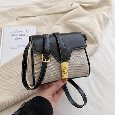 Modes, jaunas mini audekla krustveida somas Luksusa dizaineru vienkārša stila ikdienas plecu somas 2023. gada vasarā, daudzpusīgas sieviešu somiņas