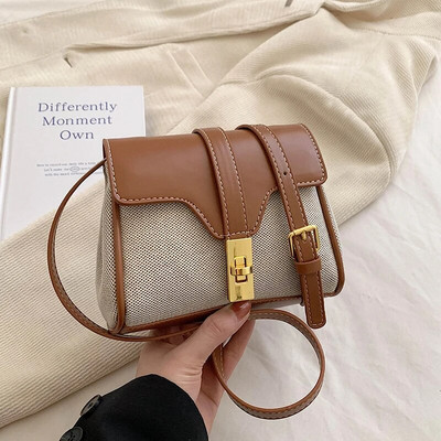 Modes, jaunas mini audekla krustveida somas Luksusa dizaineru vienkārša stila ikdienas plecu somas 2023. gada vasarā, daudzpusīgas sieviešu somiņas