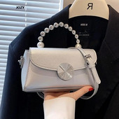 Moterims Paprasto stiliaus 2023 m. perlų rankinės Prabangios dizainerio laisvalaikio Crossbody vasaros mados Nauji įvairiaspalviai moteriški pečių krepšiai