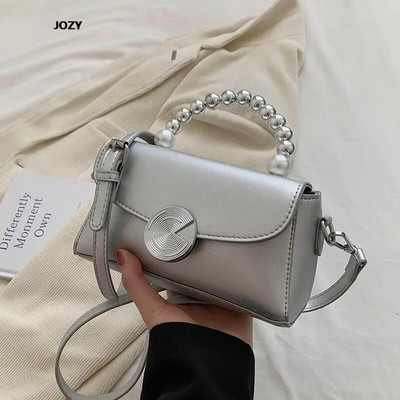 Γυναικείες τσάντες απλού στυλ 2023 μαργαριταρένιες τσάντες πολυτελείας σχεδιαστές Casual crossbody καλοκαιρινή μόδα Νέες πολύχρωμες γυναικείες τσάντες ώμου