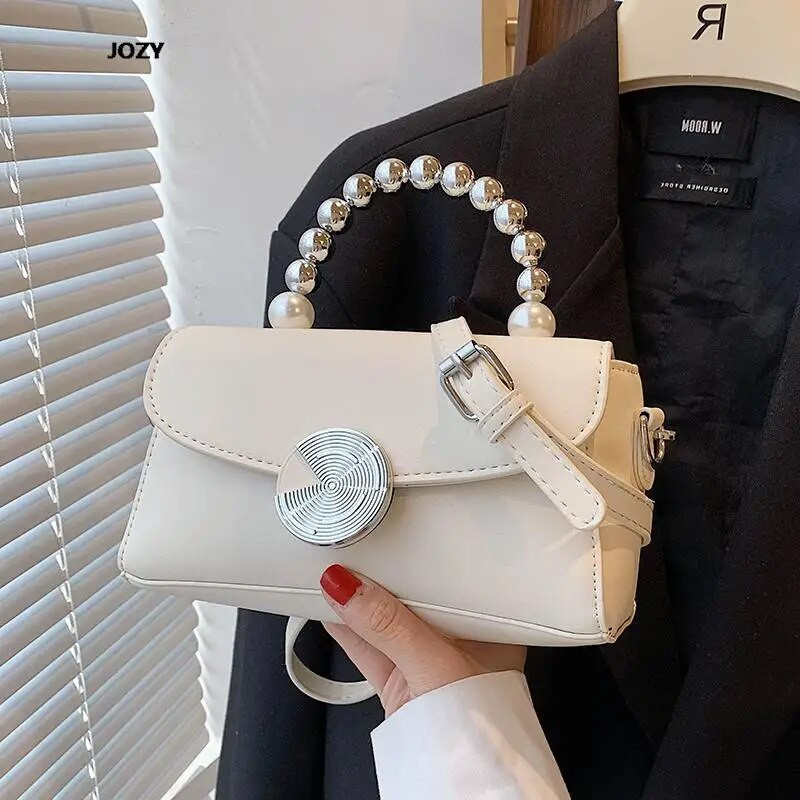 Moterims Paprasto stiliaus 2023 m. perlų rankinės Prabangios dizainerio laisvalaikio Crossbody vasaros mados Nauji įvairiaspalviai moteriški pečių krepšiai