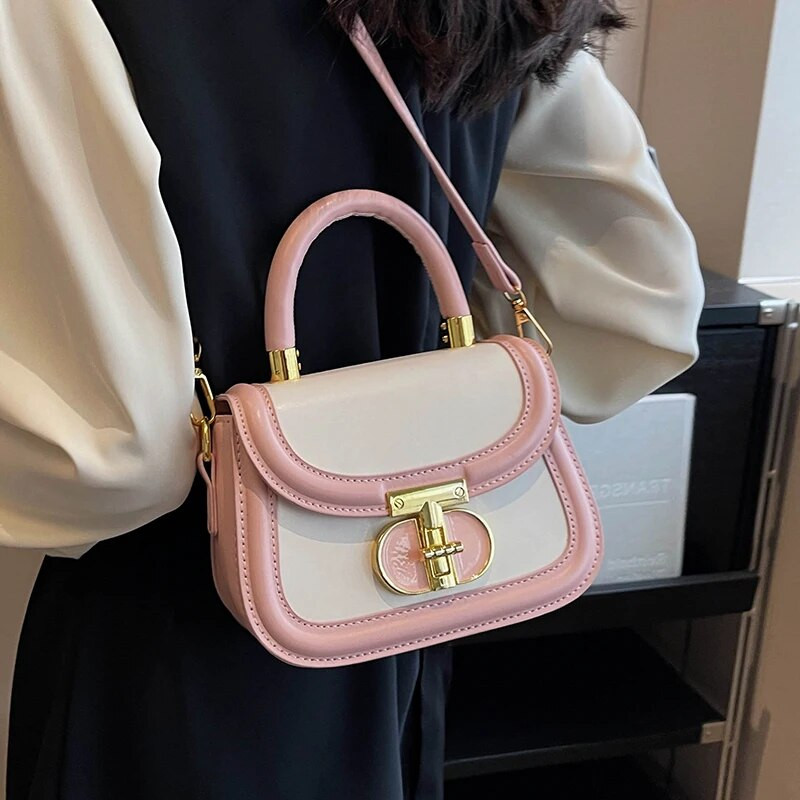 Νέα ευέλικτη μίνι τσάντα χιαστί σέλας Πολυτελής σχεδιαστής Καλοκαίρι 2023 PU Δερμάτινη τσάντα για γυναίκες Casual Fashion Classic Shoulder