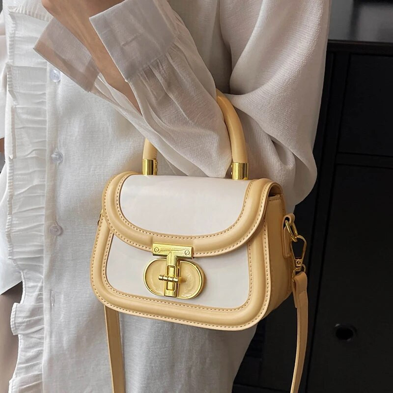 Νέα ευέλικτη μίνι τσάντα χιαστί σέλας Πολυτελής σχεδιαστής Καλοκαίρι 2023 PU Δερμάτινη τσάντα για γυναίκες Casual Fashion Classic Shoulder