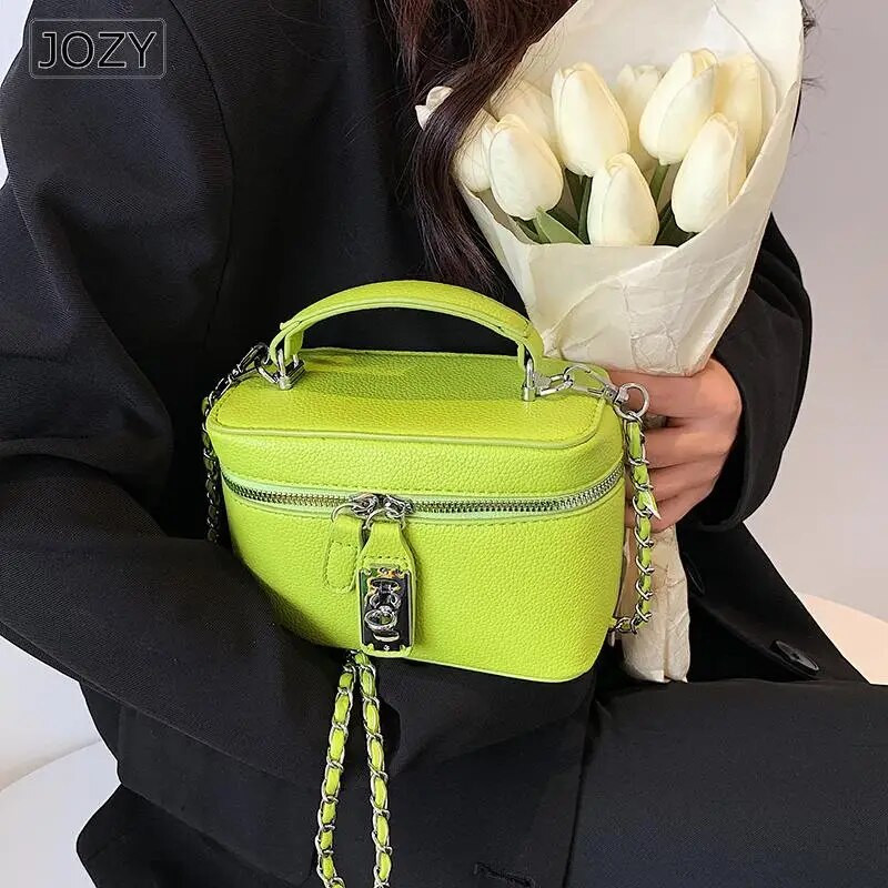 Slatke torbe luksuzne marke Mini Box PU kožna torba preko ramena s kratkom ručkom za žene Ljeto 2023. Shopper torba za djevojke na rame