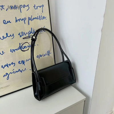 Τσάντες ώμου JOZY μονόχρωμες γυναικείες τσάντες PU δερμάτινες τσάντες μασχάλης τσάντα τσάντα 2023 Μοντέρνες γυναικείες σχεδιαστές πολυτελές καλοκαίρι