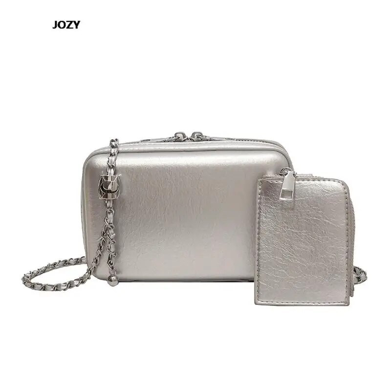 2023 m. vasaros grandinės prabangus dizainerio maži kryžminiai krepšiai Kasdieniai mados klasikiniai universalūs pečių krepšiai moterims PU odinė piniginė