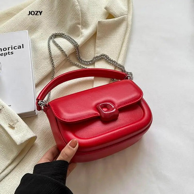 Nove raznobojne torbe na rame jednostavnog stila Luksuzne dizajnerske modne lančane kožne torbe preko ramena 2023. za žene