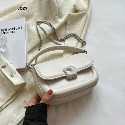 Nove raznobojne torbe na rame jednostavnog stila Luksuzne dizajnerske modne lančane kožne torbe preko ramena 2023. za žene