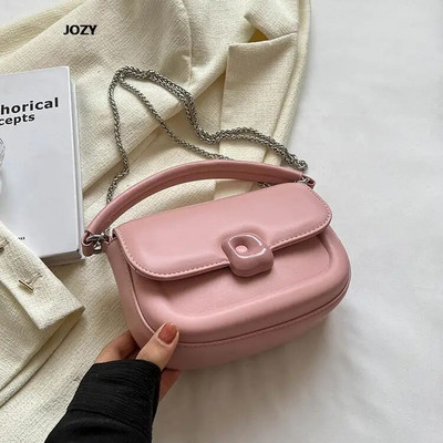 Nove raznobojne torbe na rame jednostavnog stila Luksuzne dizajnerske modne lančane kožne torbe preko ramena 2023. za žene