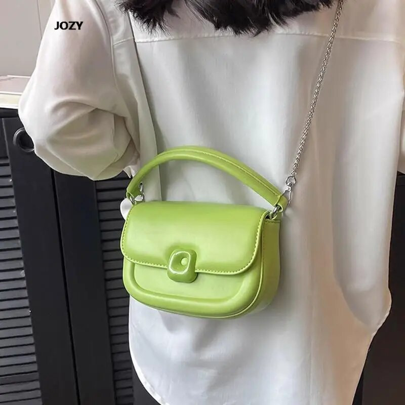 Nove raznobojne torbe na rame jednostavnog stila Luksuzne dizajnerske modne lančane kožne torbe preko ramena 2023. za žene