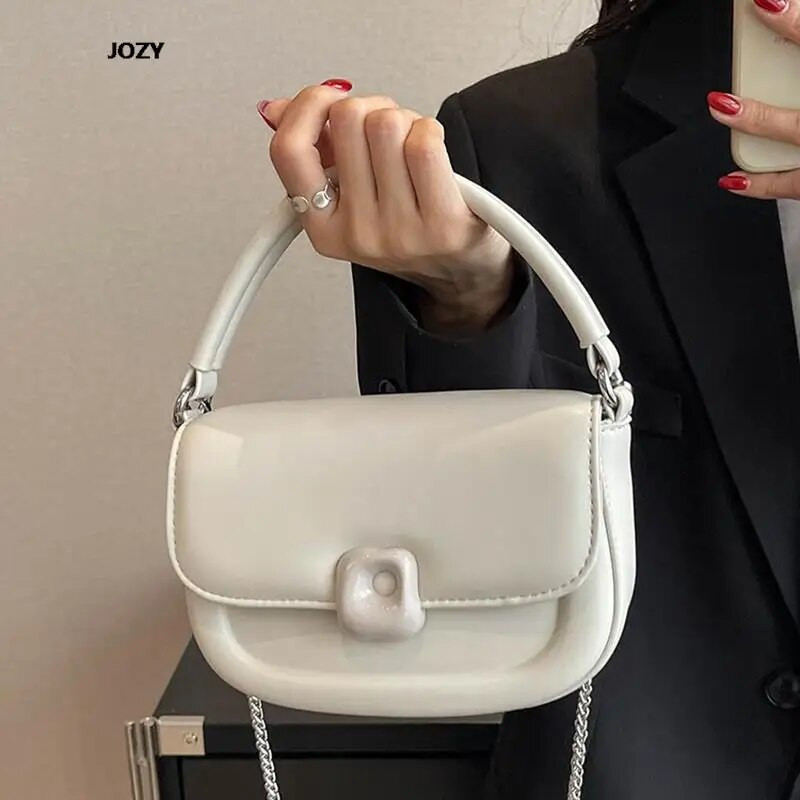 Nove raznobojne torbe na rame jednostavnog stila Luksuzne dizajnerske modne lančane kožne torbe preko ramena 2023. za žene