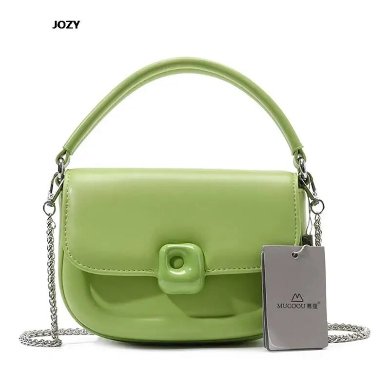 Nove raznobojne torbe na rame jednostavnog stila Luksuzne dizajnerske modne lančane kožne torbe preko ramena 2023. za žene