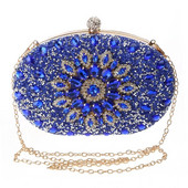 Moteriškas vakarinis krepšys nuotakos sankabos vakarėlis Prom Vestuvinė rankinė Crossbody pečių krepšiai Nuimama grandinėlė piniginė