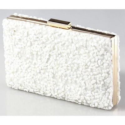 Crystal Stone Dinner Clutch Γυναικείες βραδινές τσάντες γάμου Κρυστάλλινα διαμάντια Τετράγωνη τσάντα Γυναικεία πολύχρωμη τσάντα τσαντάκι και τσάντα