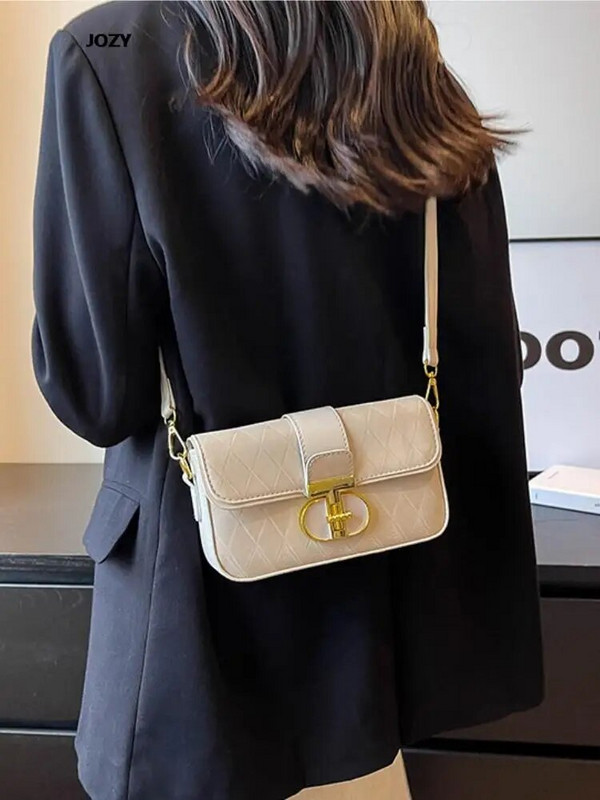 Diamond Lattice Luksuzne dizajnerske svestrane torbe na rame Nove trendi ležerne klasične torbe preko ramena za žene Kožne male torbice