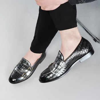 Нови дизайнерски официални обувки Оксфорд за мъже Сватбени обувки Италия Мъжки обувки с остър връх Sapato Oxford Masculino