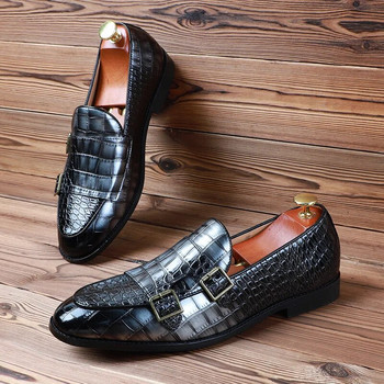 Нови дизайнерски официални обувки Оксфорд за мъже Сватбени обувки Италия Мъжки обувки с остър връх Sapato Oxford Masculino