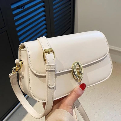 2023. Nova jednobojna luksuzna dizajnerska kožna ležerna ljetna modna torba preko ramena za žene klasična vintage torbica