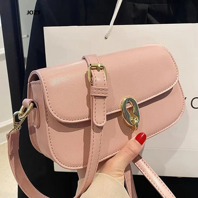 2023 m. Naujas vienspalvis prabangaus dizaino odinis pečių laisvalaikio vasaros mados paprastas skersinis krepšys moterims Klasikinė vintažinė rankinė