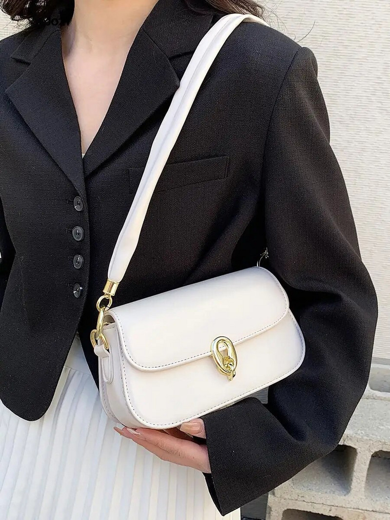 2023 m. Naujas vienspalvis prabangaus dizaino odinis pečių laisvalaikio vasaros mados paprastas skersinis krepšys moterims Klasikinė vintažinė rankinė