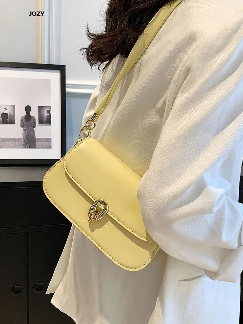 2023 m. Naujas vienspalvis prabangaus dizaino odinis pečių laisvalaikio vasaros mados paprastas skersinis krepšys moterims Klasikinė vintažinė rankinė