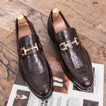 2020 Мъжки официални бизнес обувки Brogue Луксозни мъжки обувки за рокли Мъжки ежедневни мокасини за сватбени партита jkm98