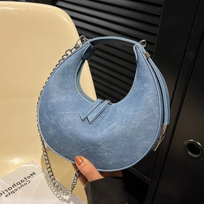 Kvaliteetne moekett Crossbody Luksuslik disainer naistele 2023 nahast käekott Uus suvine vabaaja sadul naiste õlakott