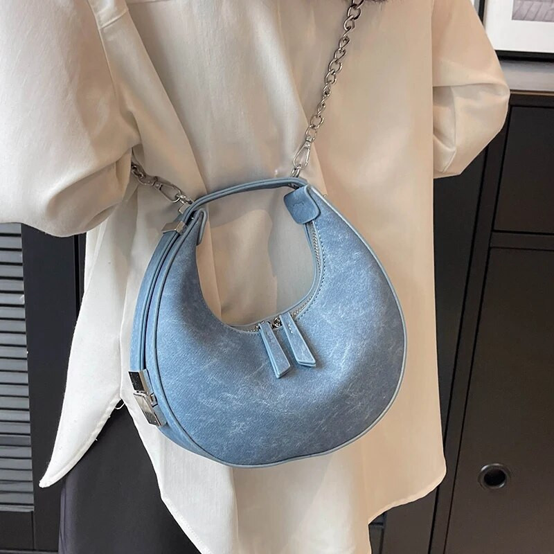 Kvaliteetne moekett Crossbody Luksuslik disainer naistele 2023 nahast käekott Uus suvine vabaaja sadul naiste õlakott