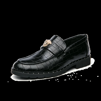 Coslony Vyriškos verslo suknelės Batai Aukštos kokybės Pu odos Naujas Stilingas Dizainas Užsegami batai Laisvalaikio oficialūs Basic Batai Odiniai batai