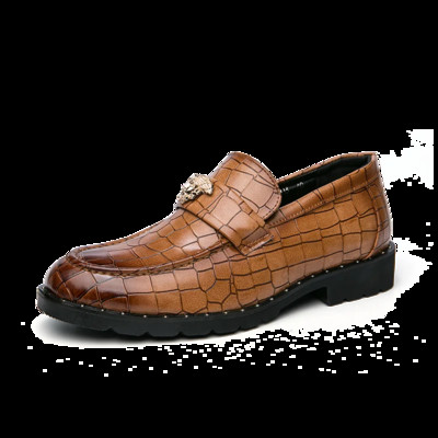 Coslony Vyriškos verslo suknelės Batai Aukštos kokybės Pu odos Naujas Stilingas Dizainas Užsegami batai Laisvalaikio oficialūs Basic Batai Odiniai batai