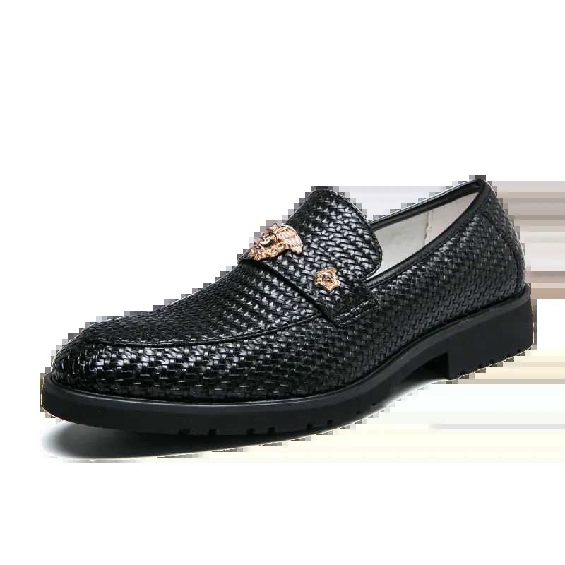 Coslony Vyriškos verslo suknelės Batai Aukštos kokybės Pu odos Naujas Stilingas Dizainas Užsegami batai Laisvalaikio oficialūs Basic Batai Odiniai batai