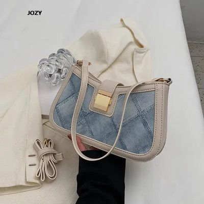 Vasaros džinsinis laisvalaikio ant pečių madingos moteriškos rankinės Prabangios dizainerio universalios 2023 m. Naujos Crossbody mados klasikinės rankinės moterims
