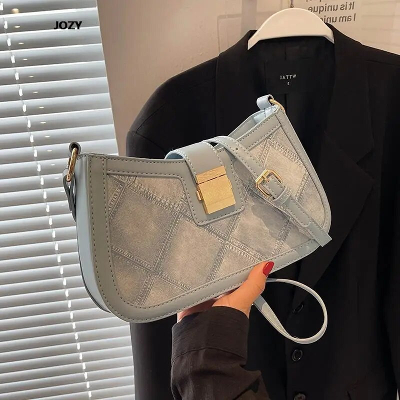 Vasaros džinsinis laisvalaikio ant pečių madingos moteriškos rankinės Prabangios dizainerio universalios 2023 m. Naujos Crossbody mados klasikinės rankinės moterims