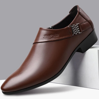Luksuslikud meeste nahast kingad pidulikud kleidikingad meestele suures suuruses pulmapidudeks Kontoritööjalatsid Slip on Business Casual Oxfords