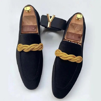 Големи размери Мъжки мокасини Маркови велурени кожени обувки Винтидж класически ежедневни мъжки обувки за шофиране Сватбени мъжки обувки