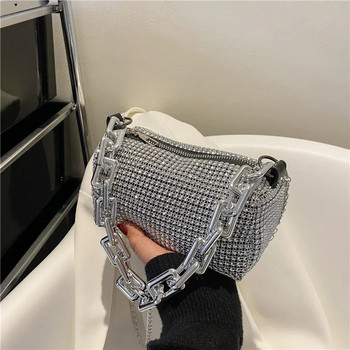 Bling Diamond Design Малки дамски чанти за кръстосано тяло Лятна тенденция 2022 Луксозни модни чанти за пътуване през рамо Портмонета