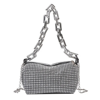 „Bling Diamond Design“ maži „crossbody“ rankinės moterims 2022 m. vasaros tendencija Prabangios mados kelionių rankinės ant pečių piniginės