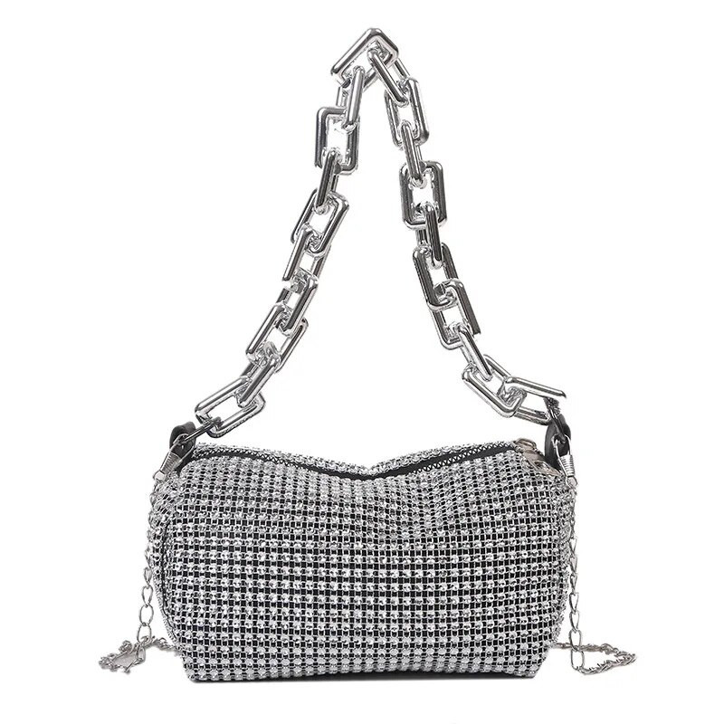 „Bling Diamond Design“ maži „crossbody“ rankinės moterims 2022 m. vasaros tendencija Prabangios mados kelionių rankinės ant pečių piniginės