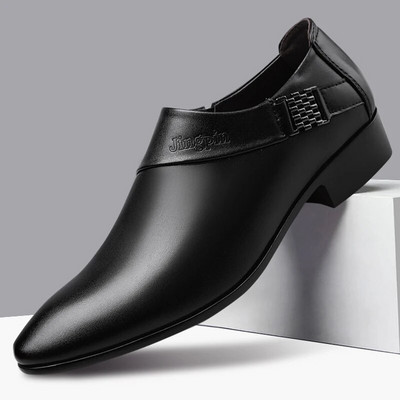 Vyriški poliuretano odiniai batai Proginiai suknelių batai vyrams Didingo dydžio vakarėliui vestuvėms biuro darbo batai Slip on Business Casual Oxfords