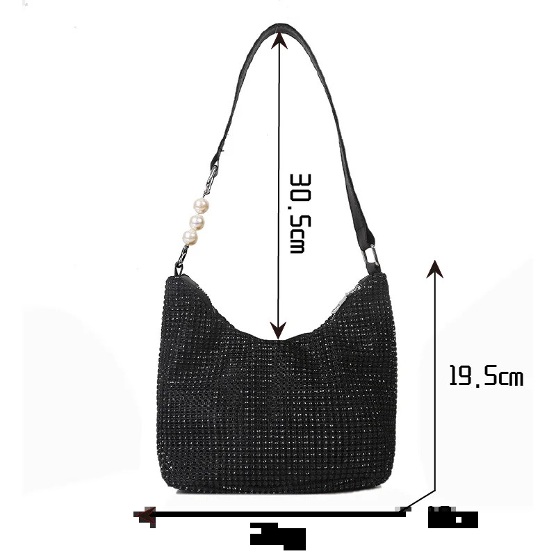 Moterų INS mados kalnų krištolinio akmens kvadratinis krepšys Moterų krepšys, dizaineris perlamutrinės grandinėlės, pečių, korso formos krepšiai Сумка Женская Багет