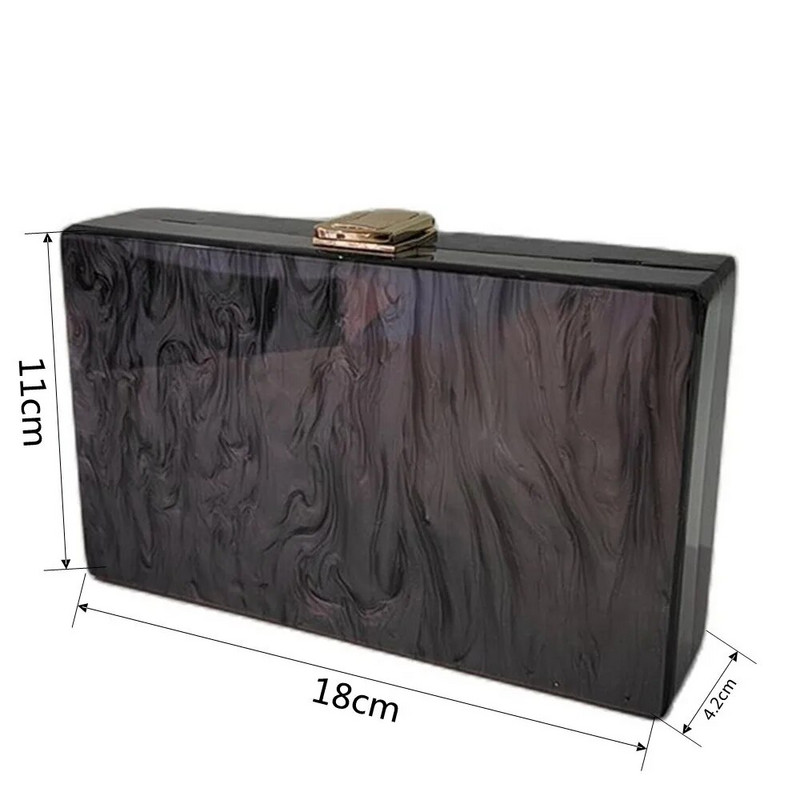 Pearl Black Luxury Women Small Box Chain Crossbody kott Brand Lady käekotid ja rahakotid Clutch õhtupeokott Mini kohver Pur