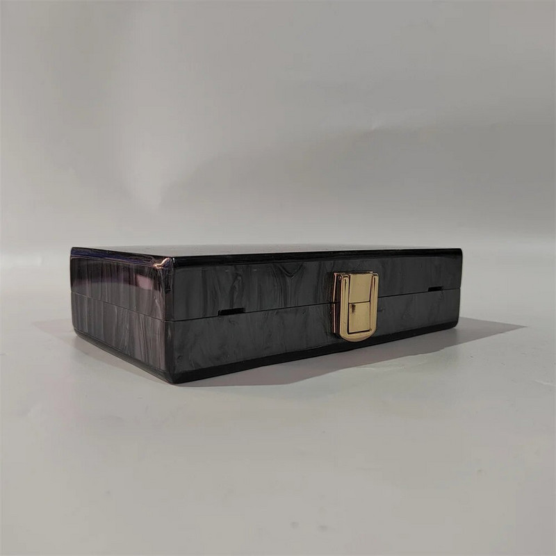 Pearl Black Luxury Women Small Box Chain Crossbody kott Brand Lady käekotid ja rahakotid Clutch õhtupeokott Mini kohver Pur