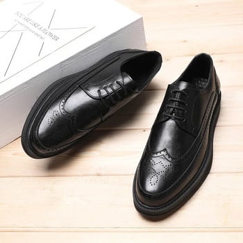 Παπούτσια Oxford για άντρες Μόδα Brogue Παπούτσια Ανδρικά δερμάτινα επίσημα παπούτσια φόρεμα Άνετα ανδρικά ανδρικά παπούτσια γραφείου ανδρικά παπούτσια για πάρτι